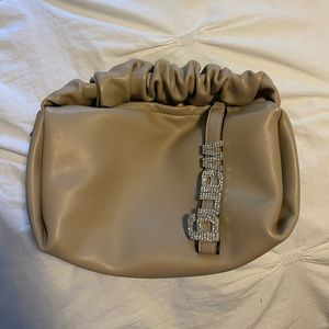 Alexander Wang Scrunchie Mini Bag Tan